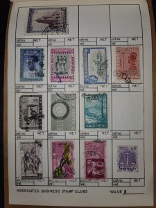 Dealer Stamp Approval Book Mixed Countries