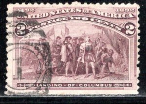 United States Scott # 231, used