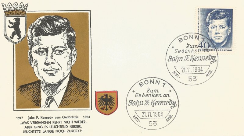 Kennedy visit to Bonn 1964 cancel #!