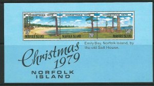 NORFOLK ISLAND SGMS233 1979 CHRISTMAS MNH