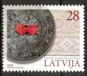 Latvia 2008 Decoration Costumes MNH**