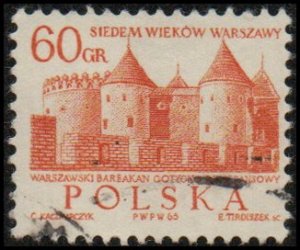 Poland 1338 - Used - 60g Barbican Castle (1965) +