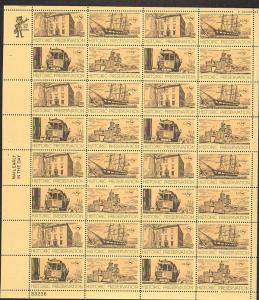 US #1440-43 Mint Sheet Historic Preservation 