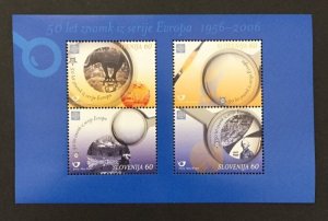 Slovenia MNH S/S 605A  Europa 50th Ann. 2006
