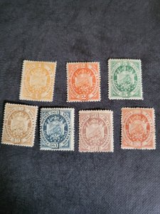 Stamps Bolivia 40-6 hinged