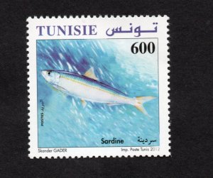 2012- Tunisia -Tunisie- Fish - Poisson : The Sardine - MNH**