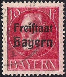 Bavaria #196 10PF Prince Luitpold used EGRADED XF 88 XXF