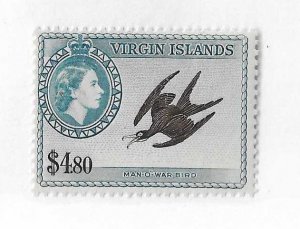 British Virgin Islands Sc #127 $4.80 QE top value OG VF