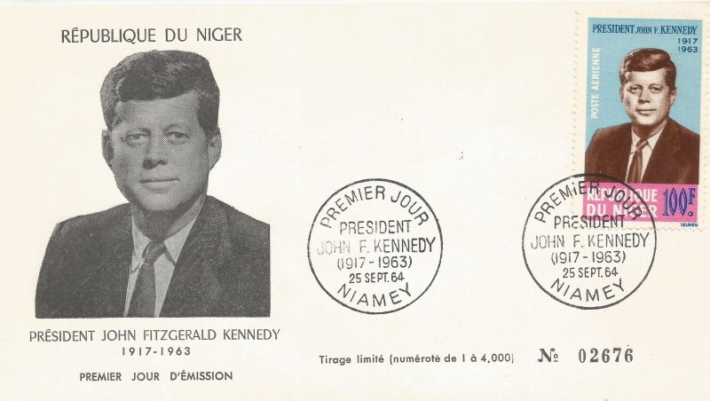 Kennedy Niger FDC #!