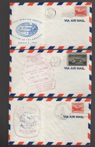 US 1950's Lot of 20 Flight Event Covers Including 10 Pan Am Jet Clipper Covers
