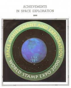 US Scott # 3412a / $11.75 /  World Stamp Expo Space Exploration MNH