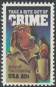 Scott: 2102 United States - McGruff the Crime Dog - MNH