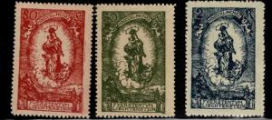 LIECHTENSTEIN Scott 47-49 MH* stamp set Madonna and child