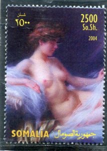 Somalia 2004 DELPHIN ENJOLRAS French Painter Nudes 1 value Perforated Mint (NH)