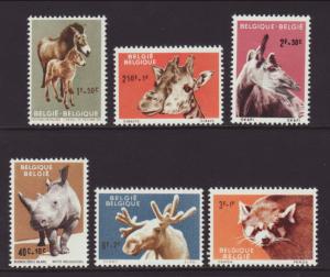 Belgium B690-B695 Animals MNH VF