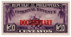 (I.B) Philippines Revenue : Documentary 50c 