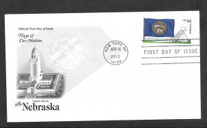 Just Fun Cover #4305 FDC Flags of our Nation ArtCraft COVER (A1273)