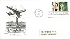 US C80 Statue of Liberty Artmaster Label FDC