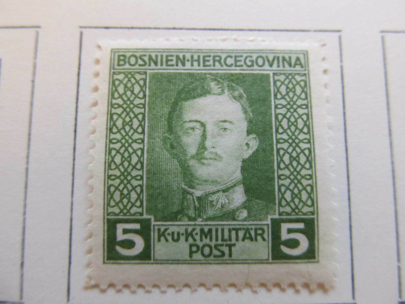 Bosnia & Herzegovina 1917 5h fine MH* stamp A13P18F85
