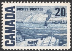 Canada SC#464p 20¢ The Ferry, Quebec: Tagged (1967) MLH