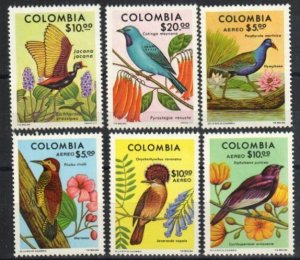 Colombia Stamp 858-859, C644-C647  - Birds