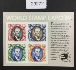 US STAMPS #2433 MINT OG H SHEET LOT #29272