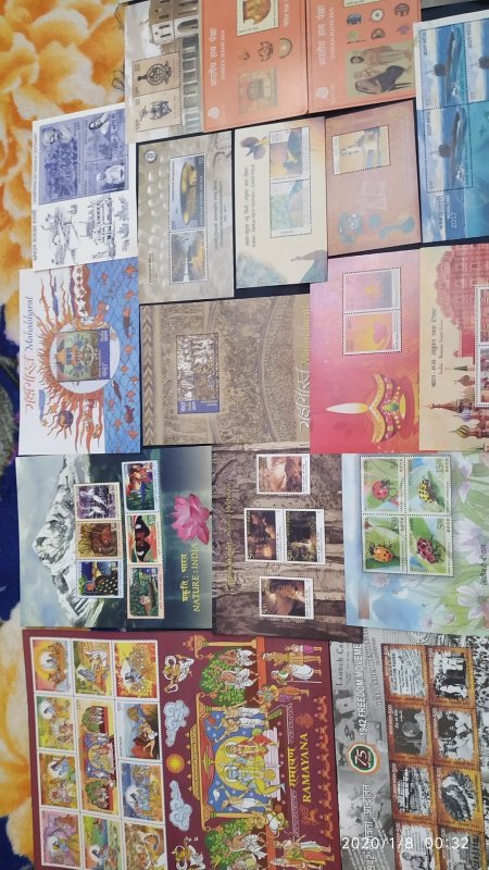 India 2017 Year Pack of 30 M/s on Mahatma Gandhi Wildlife Joints Issue Ramayana