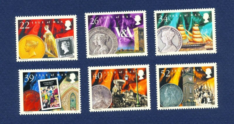 ISLE of MAN - 889-894 - VF MNH - Queen Victoria - 2001