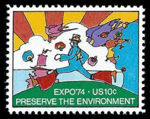 PCBstamps   US #1527 10c Expo 74, MNH, (18)