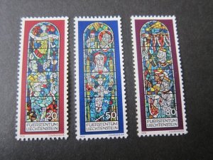 Liechtenstein 1978 Sc 657-9 Christmas Religion set MNH