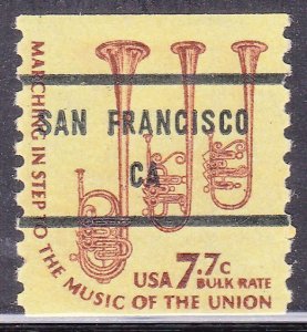 Precancel - San Francisco, CA PSS 1614-81 MH Bureau Issue