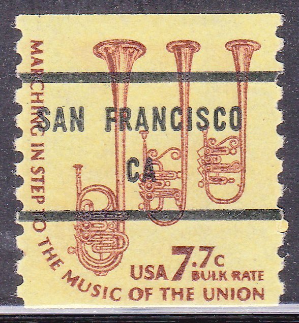 Precancel - San Francisco, CA PSS 1614-81 MH Bureau Issue