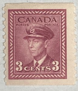 CANADA 1948 #280 King George VI War Issue Coil Stamp - MNH (CV 15$ +)