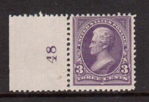 USA #253 Mint Margin Single