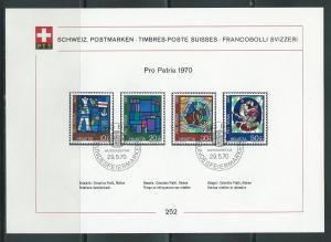 Switzerland B390-3 1970 Pro Patria PTT Collection Sheet FD