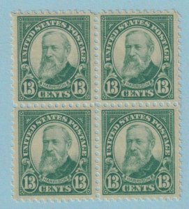 UNITED STATES 622 BLOCK OF FOUR  MINT NEVER HINGED OG ** EXTRA FINE! - W031