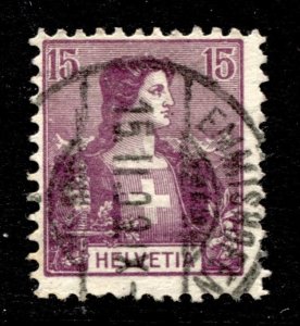 Switzerland Stamp #131 USED FU SINGLE