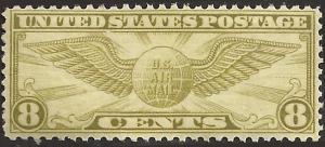 # C17 MINT NEVER HINGED WINGED GLOBE