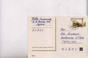 Czechoslovakia, Government Postal Card