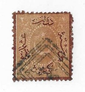 Turkey Sc #J28  2pi biter brown  used  FVF