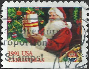 # 2583 USED SANTA CLAUS WITH PRESENT    