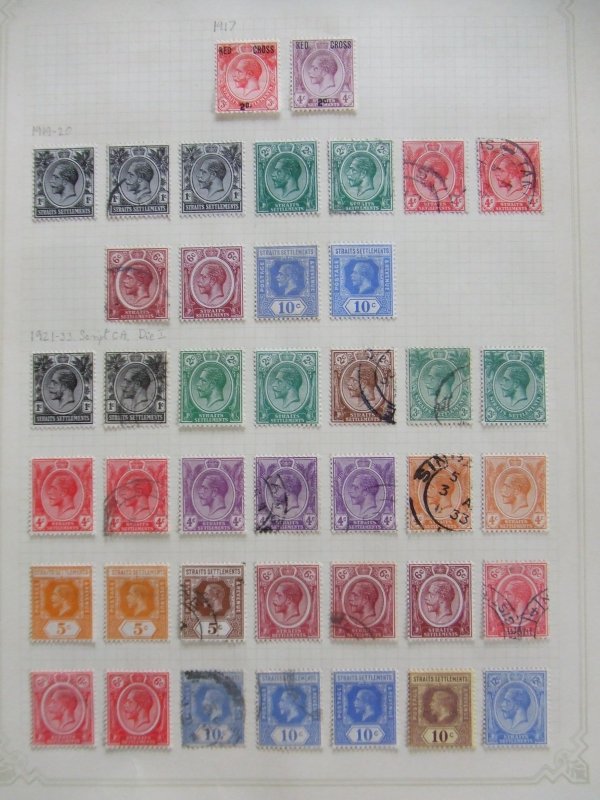 Straits GV MBE etc collection (4 scans)