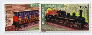 Malagasy Republic      C114 - 115        MNH OG