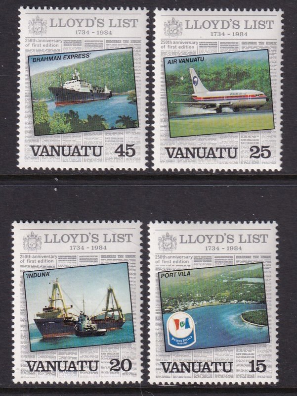 Vanuatu 368-371 MNH VF
