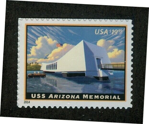 U.S. - 4873 - USS Arizona Memorial - EXTRA FINE - Never Hinged