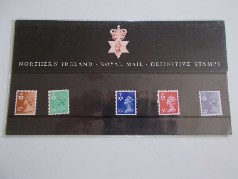 QEII 1983 Machin N Ireland Definitives 10p to 28p Presentation Pack no 4 Cat £18