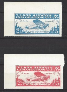 Canada Yukon Airways OGNH Left Corner VF Nice!!