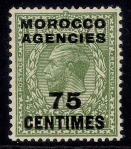 MOROCCO AGENCIES GV SG208, 75c on 9d olive-green, M MINT. Cat £15.