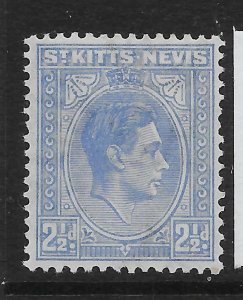 ST.KITTS-NEVIS SG72 1938 2½d ULTRAMARINE MTD MINT