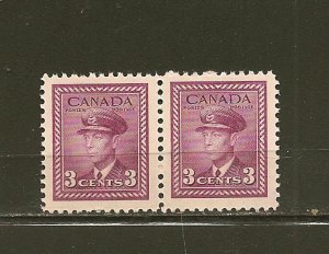 Canada 252 King George VI Pair MNH